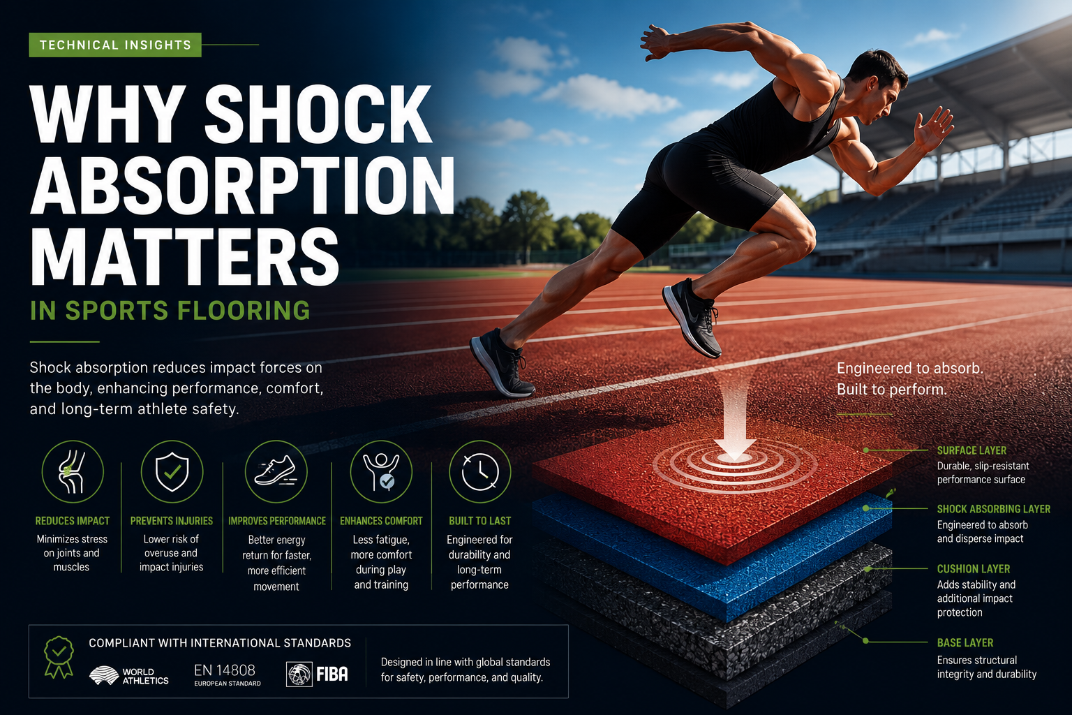 Why Shock Absorption Matters infographic