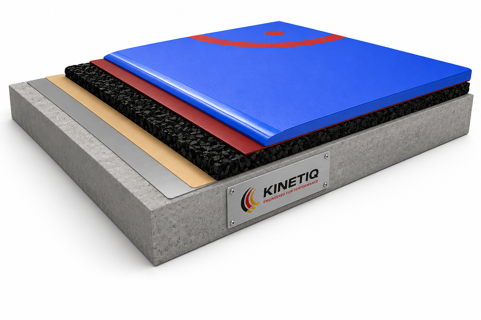 KINETIQ ECO acrylic tennis and basketball surface